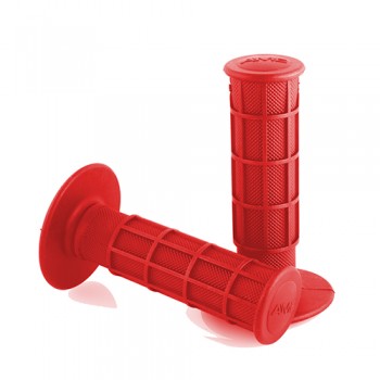 Old School BMX Ame Waffle Grips Red by Ame