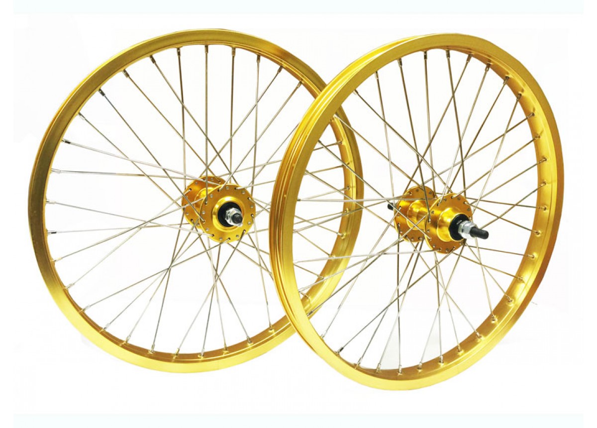 Olds School Bmx Sealed Bearing Hub Wheel Rim Stickers Black On Gold