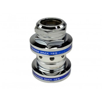 Old School BMX Tange-Seiki MX-125 Alloy Headset Chrome with Blue Sticker by Tange