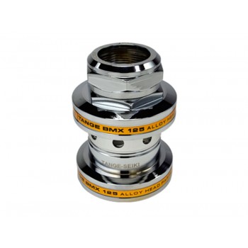 Old School BMX Tange-Seiki MX-125 Alloy Headset Chrome with Gold Sticker by Tange