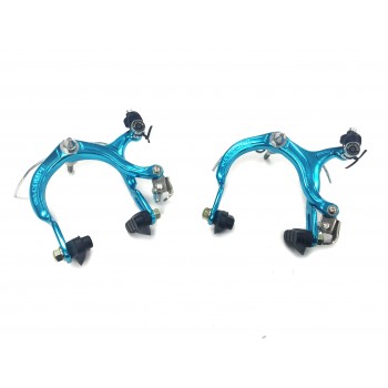 Old School BMX Blue Nippon 883 brake callipers front and rear by Dia Compe