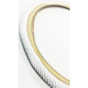Old School BMX 20 x 1.75 skin wall Freestyle Tyres White by kenda