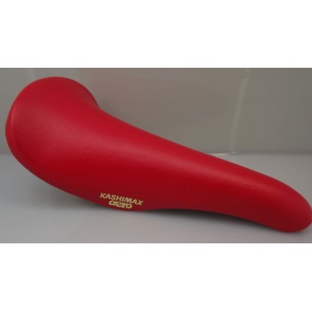 Old School BMX Kashimax Aero Padded seat Red Vinyl by Kashimax
