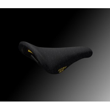 Old School BMX Kashimax Aero Suede Non Padded Seat Black by Kashimax