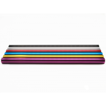 Old School BMX Fluted straight Seat Post 22.2x400mm Purple By DRS