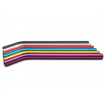 Old School BMX Fluted layback Seat Post 22.2x400mm Black By DRS