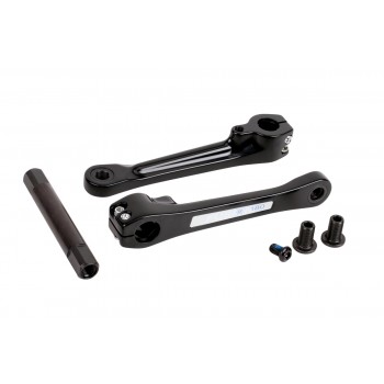 Old School BMX Fusion Crank set Alloy 175 Black by Fusion