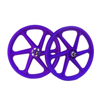 Old School BMX 6 Spoke 20" Skyway free wheel Purple by Skyway