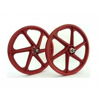 Old School BMX 6 Spoke 20" Skyway free wheel Pink by Skyway