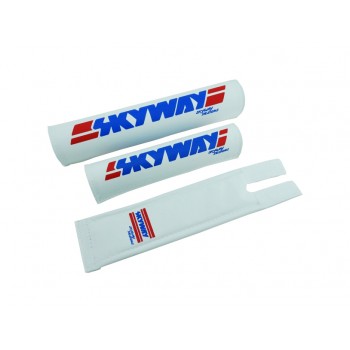 Old School BMX Frame Pad set White by Skyway