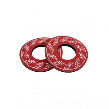 Old School BMX SE Wing Donut Grips Red by SE