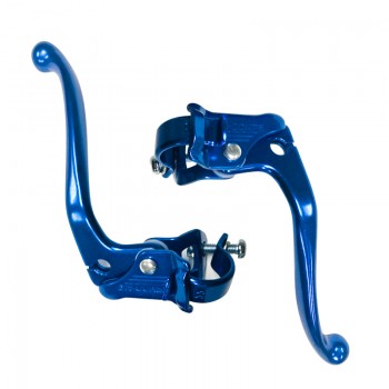 Old School BMX MX132 45° Pre Bent Levers Pair Dark Blue by Dia Compe