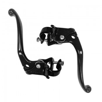 Old School BMX MX132 45° Pre Bent Levers Pair Black by Dia Compe