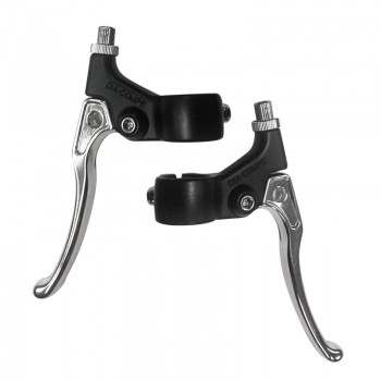 Old School BMX TECH 5 MX183 Brake Levers Black/Silver by Dia Compe