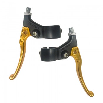 Old School BMX TECH 5 MX183 Brake Levers Gold by Dia Compe