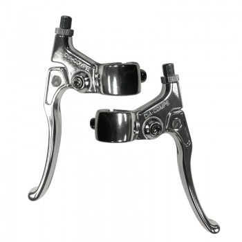 Old School BMX TECH 5 MX183 Brake Levers Silver/Silver by Dia Compe