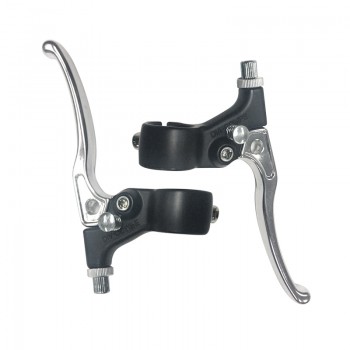 Old School BMX TECH 5 MX183 Brake Levers Locking Black/Silver by Dia Compe