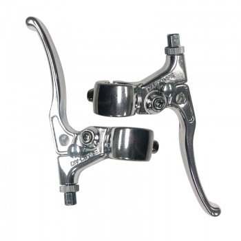 Old School BMX TECH 5 MX183 Brake Levers Locking Silver/Silver by Dia Compe