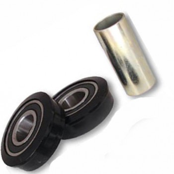 Old School BMX Profile Racing B/B American "RETRO" Suit 19mm (No Axle) Black