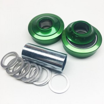 Old School BMX Hop Up Kit Sealed Bearing Bottom Bracket Mid School Green 19mm USA By Profile