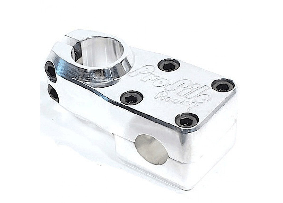 Old School BMX Stem Clamp-on Pro-XL 51mm (Polished) by Profile Old School BMX Stem Clamp-on Pro-XL 51mm (Polished) by Profile