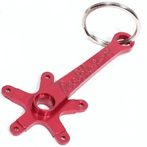 Old School BMX Crank Key Chain (Red) by Profile