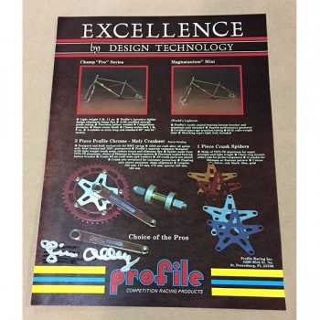 Old School BMX From The Dungeon First Colour Advert (Signed by Jim Alley) by Profile