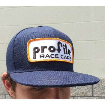 Old School BMX Profile Truckers Cap Race Cars - Navy Blue