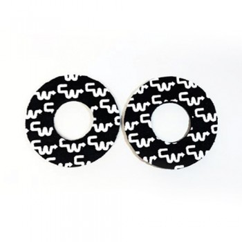 Old School BMX CW Racing Grip Donuts Black by Flite