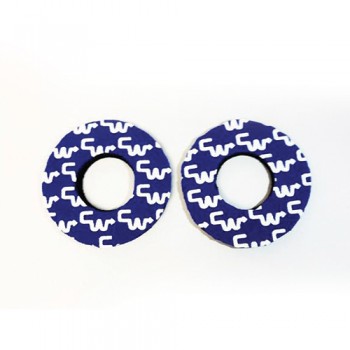 Old School BMX CW Racing Grip Donuts Royal Blue by Flite