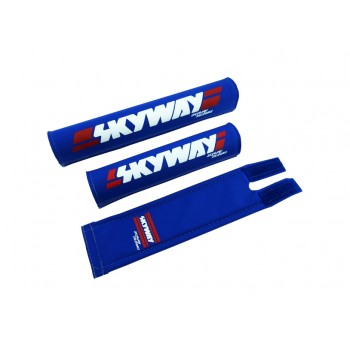 Old School BMX Frame Pad set Blue by Skyway