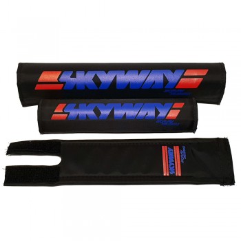 Old School BMX Frame Pad set Black by Skyway