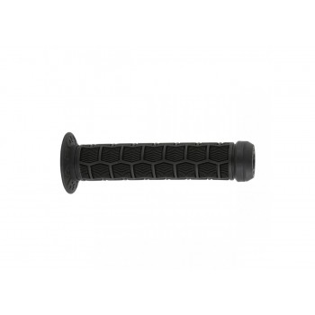 Old School BMX Team Flanged Grips Black by Haro