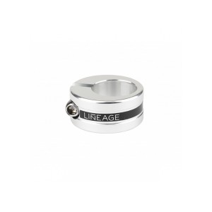 Old School BMX Lineage Seat Post Clamp Silver by Haro