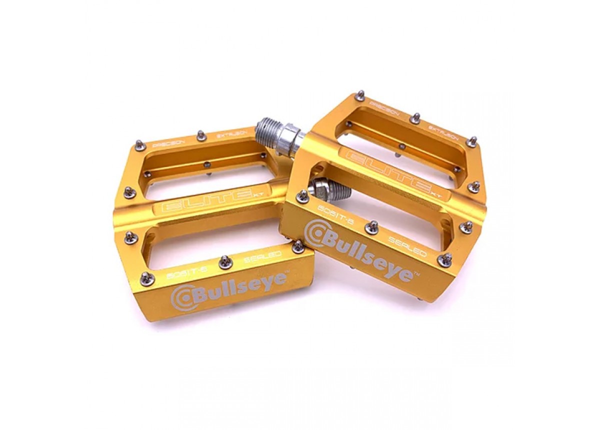 gold bmx pedals
