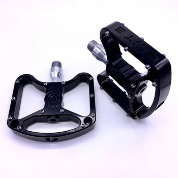 Old School BMX Bullseye Elite Platform Pedals Black