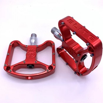 Old School BMX Bullseye Elite Platform Pedals Red