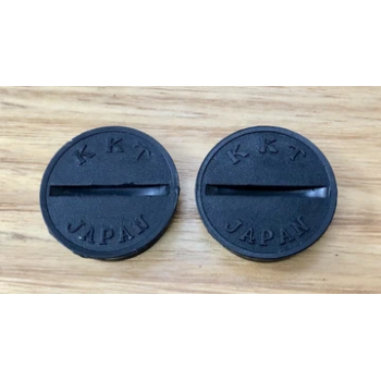 Old School BMX AMX Pedal Caps Black by KKT