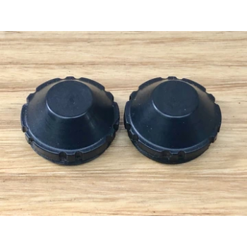 Old School BMX Lightning RMX Pedal Caps Black by KKT