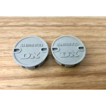 Old School BMX DX Pedal Caps Grey by Shimano