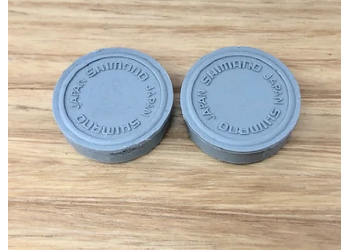 Old School BMX PDMX/SX Pedal Caps Grey by Shimano Old School BMX PDMX/SX Pedal Caps Grey by Shimano