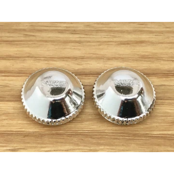 BMX New School Domed Pedal Caps Chrome by MKS
