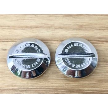 Old School BMX Big Slot Crank Caps Chrome by Shimano
