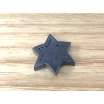 Old School BMX Star 2 Pin Head badge Black by Malvern Star