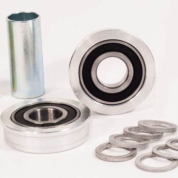 OLD SCHOOL BMX Profile Racing B/B American "RETRO" Suit 19mm (No Axle) Silver