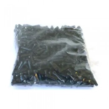 Old School BMX Anodized Inner Cable End Cap Crimps Black 50 Pack by Old School BMX