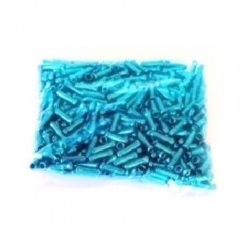 Old School BMX Anodized Inner Cable End Cap Crimps Blue 500 Pack by Old School BMX