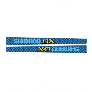 Old School BMX Shimano DX Crank replacement stickers Blue by Shimano
