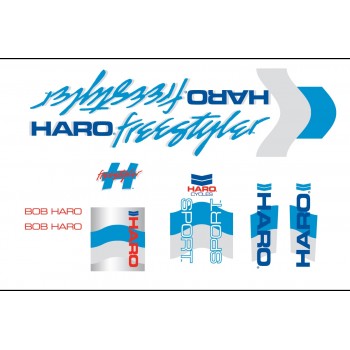 Old School BMX HARO Decals 1985 Sport white by Haro