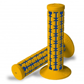 Old School BMX Dual YELLOW (Outside) over BLUE (Inside) by Ame